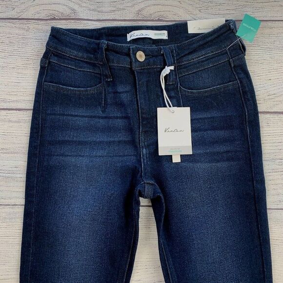 KanCan Maurices  Skinny Jeans sz 24 Long Dark Wash 31" Inseam Stretch New NWT - Picture 2 of 9